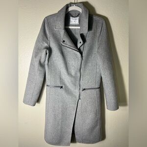Belle & Bloom Gray Trench Coat wool blend size S